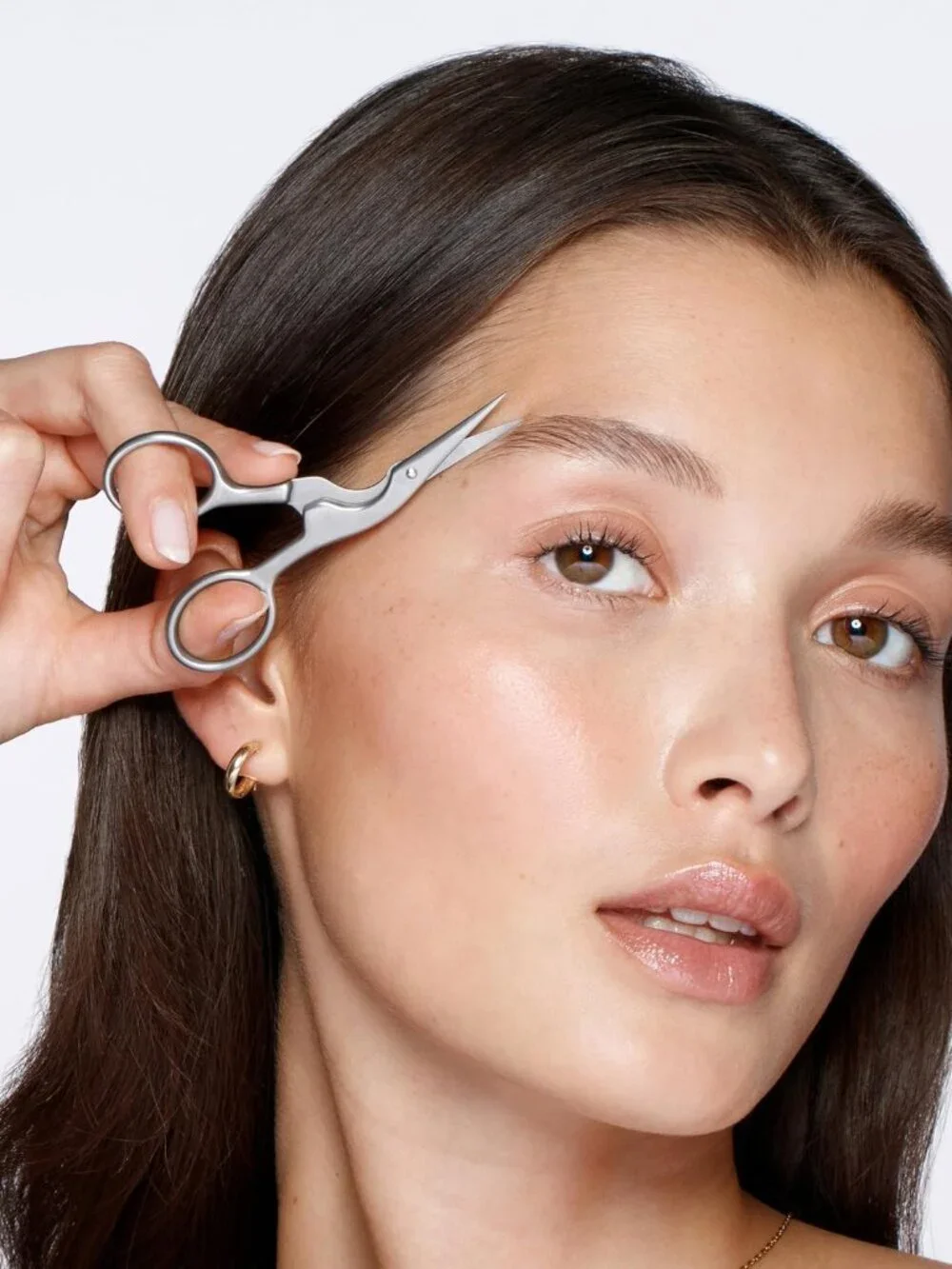 Eyebrow Shaping Scissors & Brush Stainless Steel - Picture 4 of 9